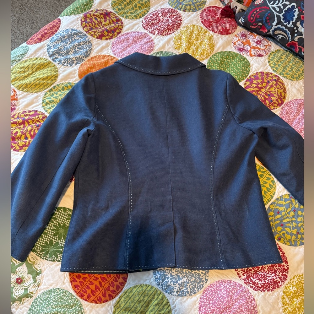 Boden Linen/Cotton Blend Fitted Jacket, size 10 US - Picture 10 of 13